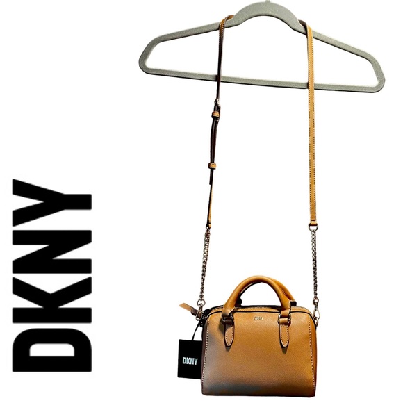 Dkny Bags Nwt Dkny Bryant Sm Duffle Mini Tan Brown Crossbody Bag W